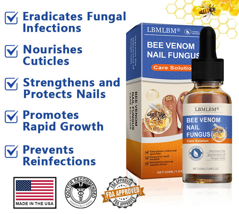 🐝🐝 LBMLBM™  Bee Venom Nail Fungus Treatment Solution: A Complete Solution to Nail Fungus🌟👣