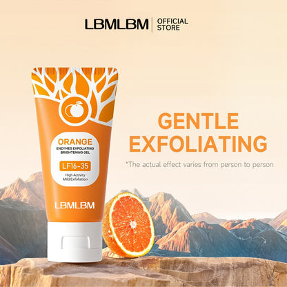 🔥Orange Enzyme Exfoliating Gel — Deep Clean, Brighten & Hydrate – All in One Natural Gel