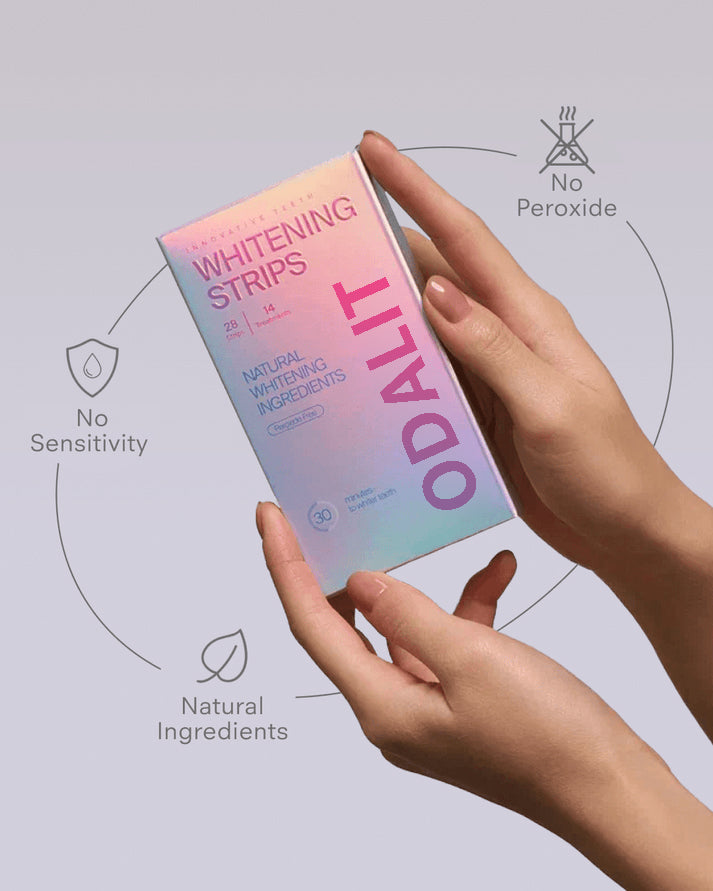 🦷ODALIT™ Whitening Strips-Fast-Acting Teeth Whitening Strips, Dentist Approved