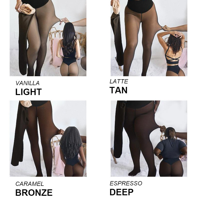 🎄 New Compression Magic Leggings – Fleece-Lined Warmth from XS to 3XL❄️