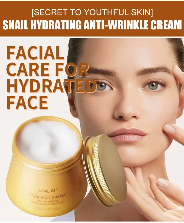 Snail Hydrating Anti-Wrinkle and Rejuvenating Cream