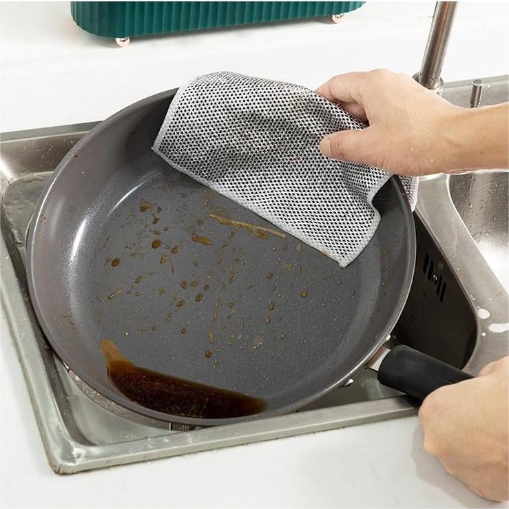 🔥Multi-purpose Miracle Cleaning Cloth - Anti-scratch, Anti-oil Kitchen Wipe Cleaning Cloth