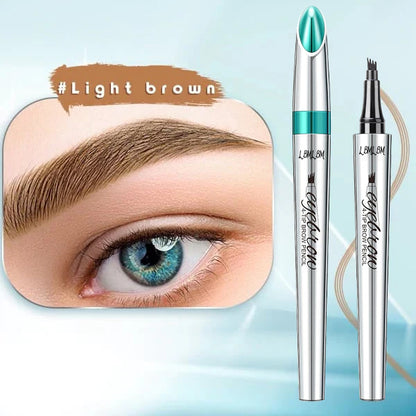 🔥Waterproof 3D tattoo pencil with 4 fork tips for microblading