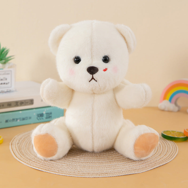 Furry Dinosaur Bear | Handmade Jointed Teddy Bear Gift | 30cm Doll Clothes