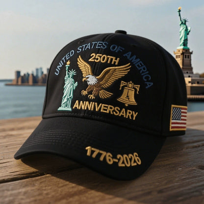 🗽Eagle & Liberty – United States 250th Anniversary Hat🦅(Breathable & Lightweight Comfort & Unisex Fit)