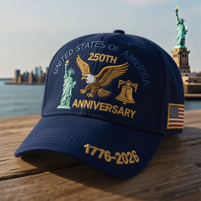 🗽Eagle & Liberty – United States 250th Anniversary Hat🦅(Breathable & Lightweight Comfort & Unisex Fit)