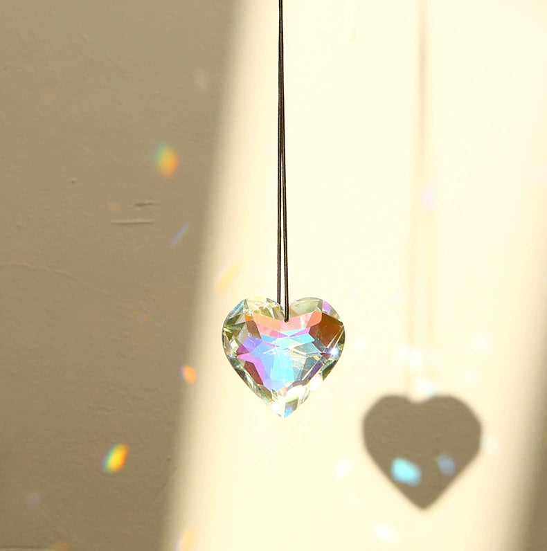 "Dancing Light & Rainbow" Crystal Pendant-Catch the Sunlight · Release the Rainbow · Brighten Every Space