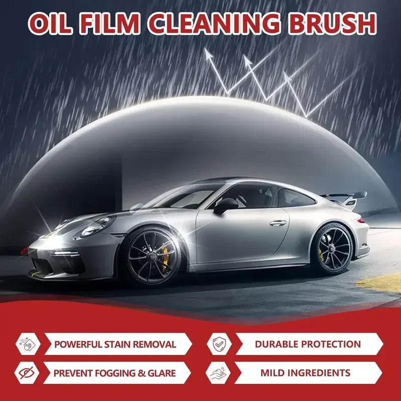 Automotive Handheld Oil Flmr Cream,Glass Decontamination Without Traces,Window Oil Film Cleaning,FastCleaning
