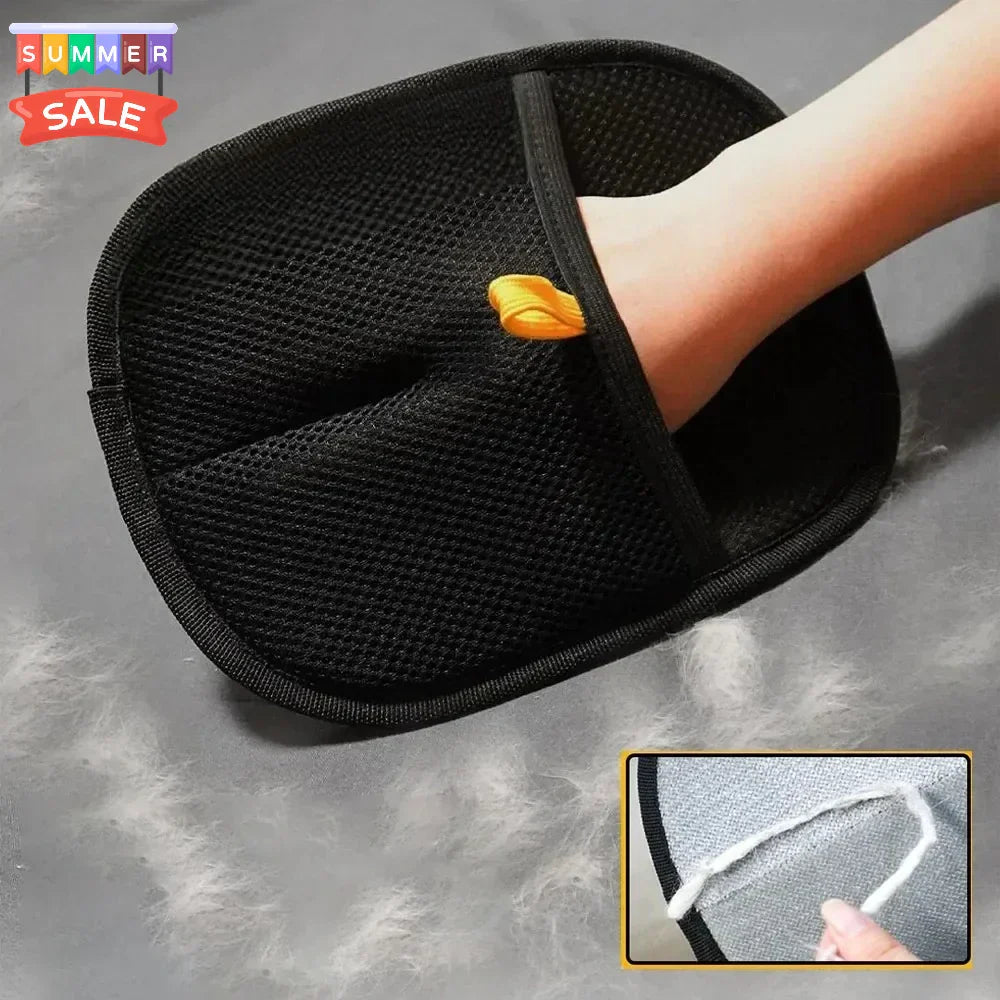 🔥Limited Time Sale - Pet Grooming Gloves Static Dedusting Brush Pet Hair Remover Brush Removing Dog Cat Hair From Sofa Carpet Clothes Tool Supplies