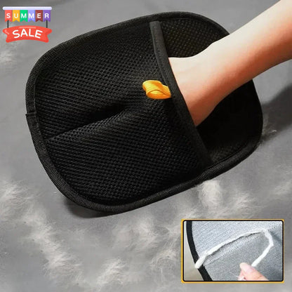 🔥Limited Time Sale - Pet Grooming Gloves Static Dedusting Brush Pet Hair Remover Brush Removing Dog Cat Hair From Sofa Carpet Clothes Tool Supplies