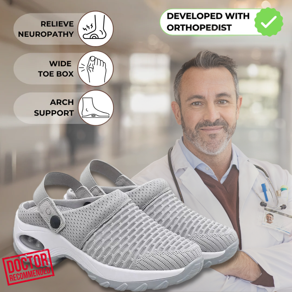 🔥Orthopedic Flat Shoes – All-Day Comfort and Support | Slip-Resistant, Arch Support, and Joint Relief for Every Step!