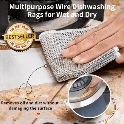 🔥Multi-purpose Miracle Cleaning Cloth - Anti-scratch, Anti-oil Kitchen Wipe Cleaning Cloth