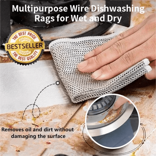 🔥Multi-purpose Miracle Cleaning Cloth - Anti-scratch, Anti-oil Kitchen Wipe Cleaning Cloth