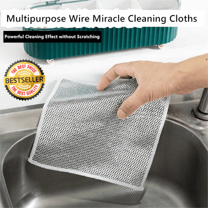 🔥Multi-purpose Miracle Cleaning Cloth - Anti-scratch, Anti-oil Kitchen Wipe Cleaning Cloth