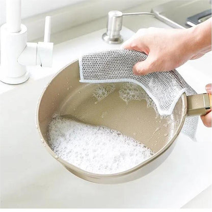 🔥Multi-purpose Miracle Cleaning Cloth - Anti-scratch, Anti-oil Kitchen Wipe Cleaning Cloth