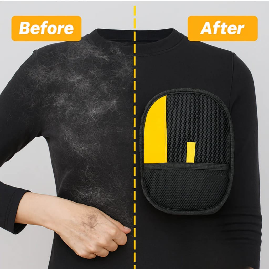 🔥Pet Grooming Gloves Static Dedusting Brush Pet Hair Remover Brush Removing Dog Cat Hair From Sofa Carpet Clothes Tool Supplies