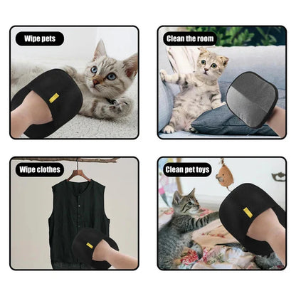 🔥Limited Time Sale - Pet Grooming Gloves Static Dedusting Brush Pet Hair Remover Brush Removing Dog Cat Hair From Sofa Carpet Clothes Tool Supplies