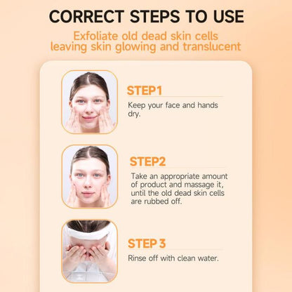 🔥Orange Enzyme Exfoliating Gel — Deep Clean, Brighten & Hydrate – All in One Natural Gel